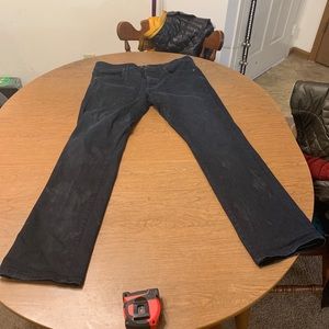 JACK & JONES REGULAR FIT CLARK Men  32x32 35w Stretch Dark Blue Jeans Button Fly